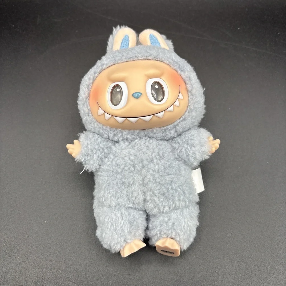 POP MART Labubu The Monsters Exciting Macaron Plush Pendant Sea Salt Coconut